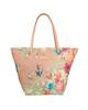 Shopping Bag - Christian Lacroix - Eden 1 - Taupe - Spring Print - Zipped Pocket
