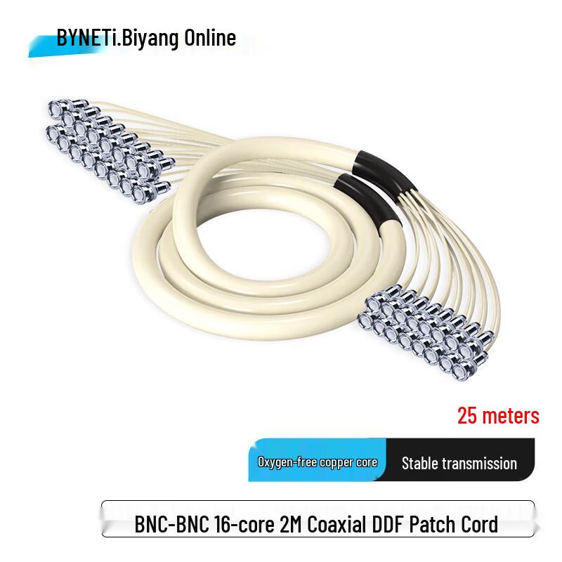BYNET 2M BNC-BNC Coaxial Jumper Cable