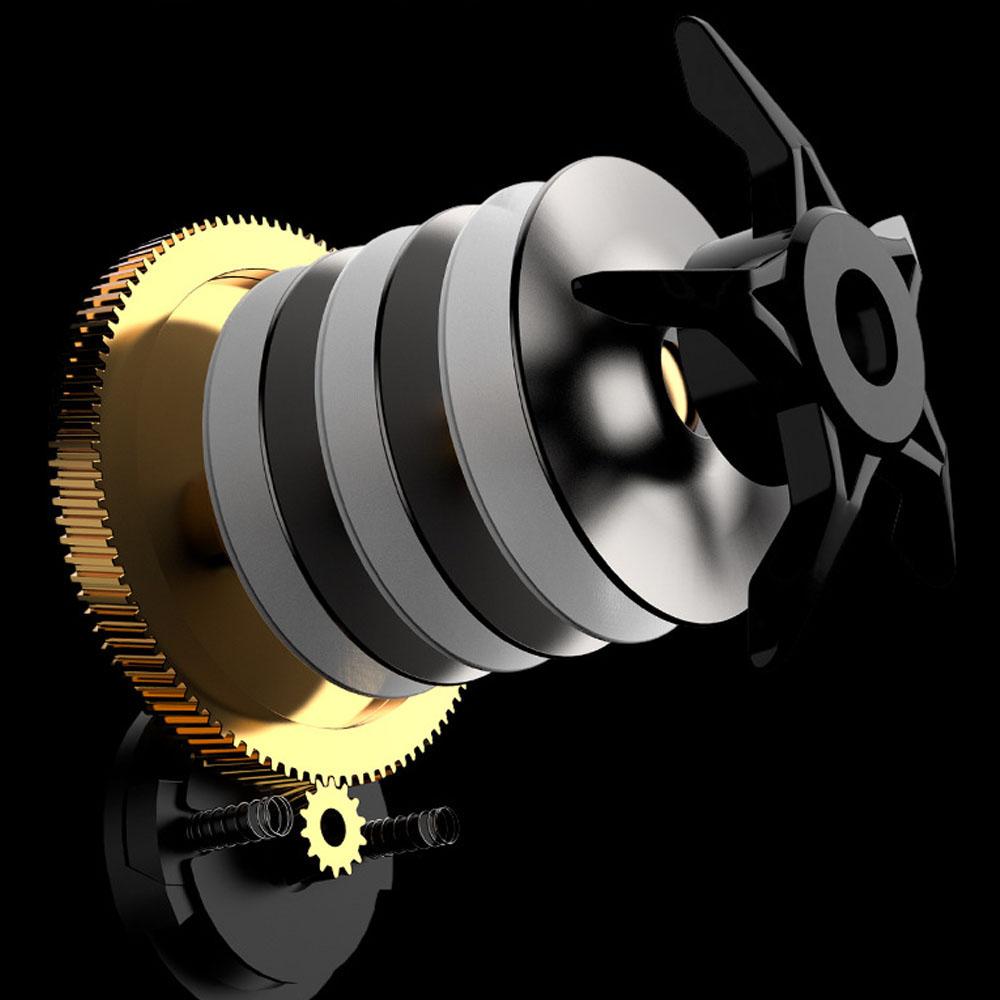 Рыболовная катушка Кастинговая катушка Baitcaster 7.2:1 высокоскоростная спиннинговая катушка с магнитным тормозом, макс. 18 фунтов