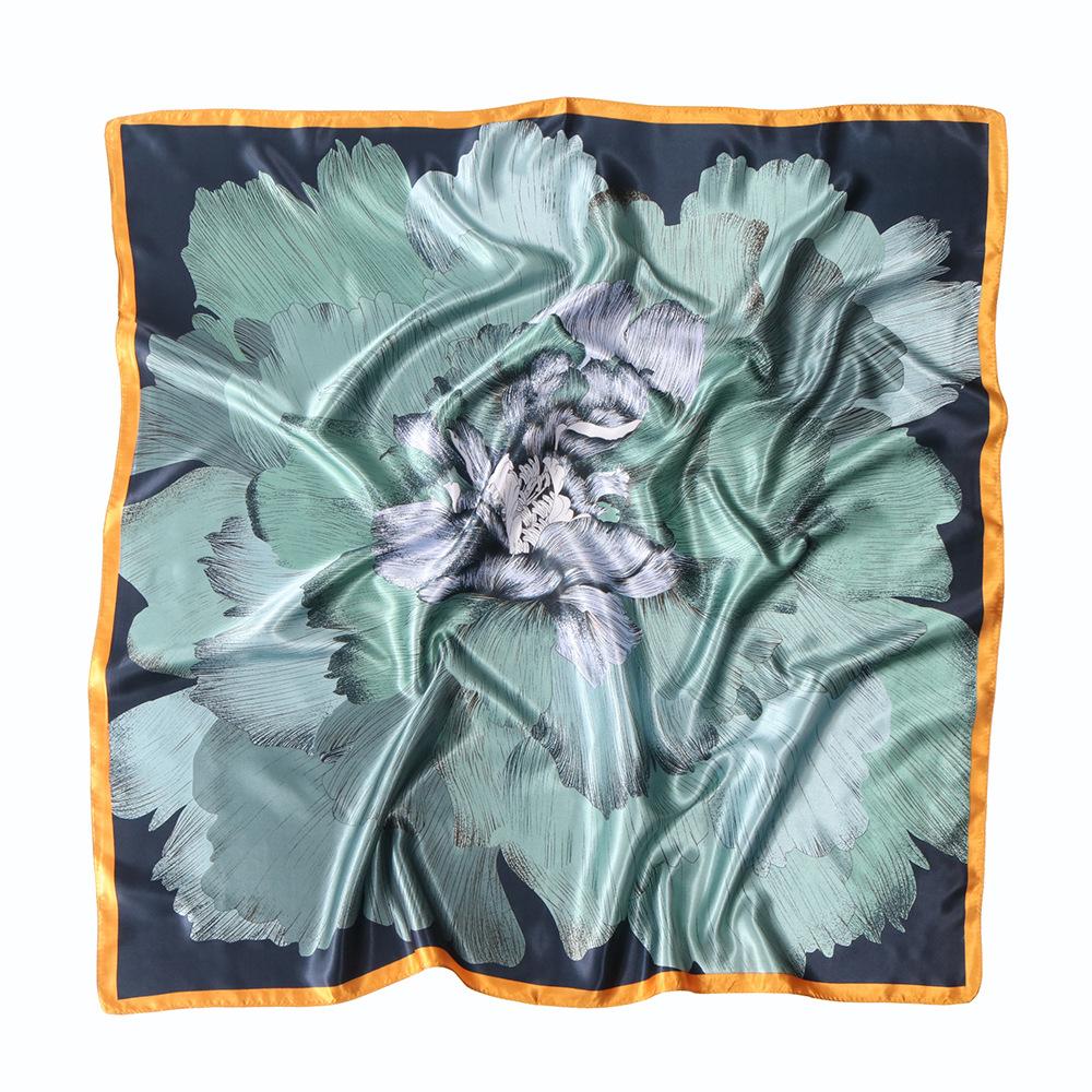 High-quality Luxurious Silk Scarves Headband Scarfs Neck Scarf For Women Chain Silk Scarf Women's Decorative Shawl
