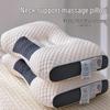 Orthopedic Knitted Pillow: Cervical Support for Deep Sleep, Perfect for Adults and Students At Home or Dorms.