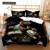 Майк Тайсон Чемпион по боксу Постельный комплект Мальчики Девочки Размер Твин Королева Пододеяльник Наволочка Кровать Детский Взрослый Домашний Текстиль