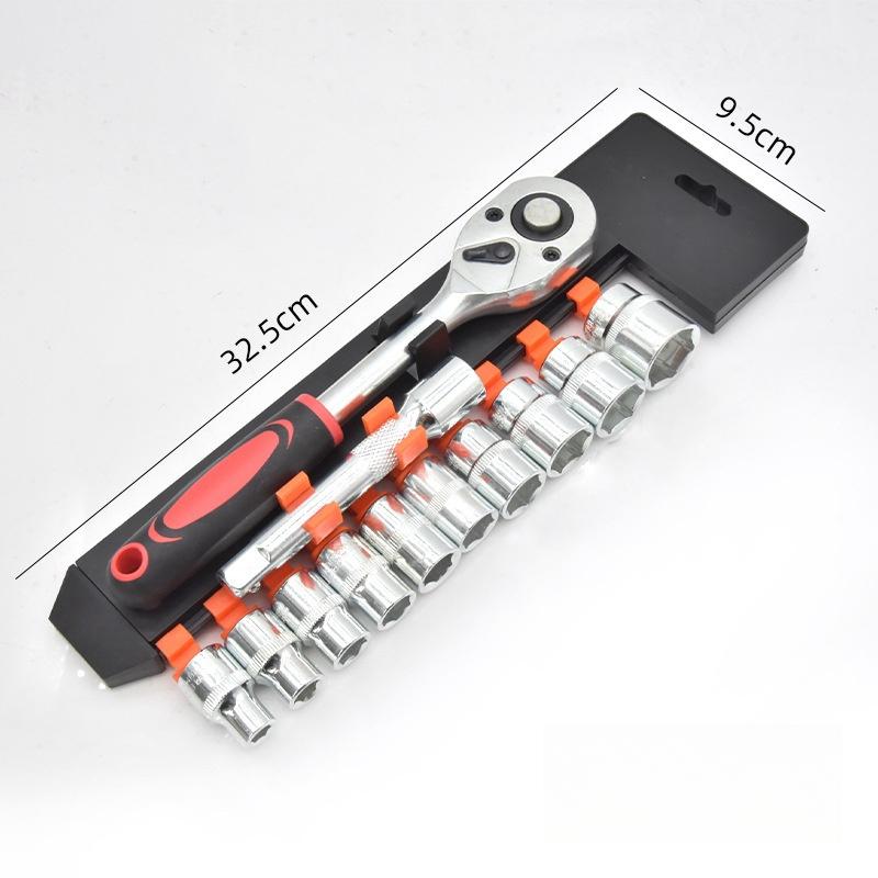 12 шт. 1/2 дюйма набор торцевых ключей, удлинитель, многофункциональный гаечный ключ с трещоткой, набор ручных инструментов для ремонта автомобиля и мотоцикла