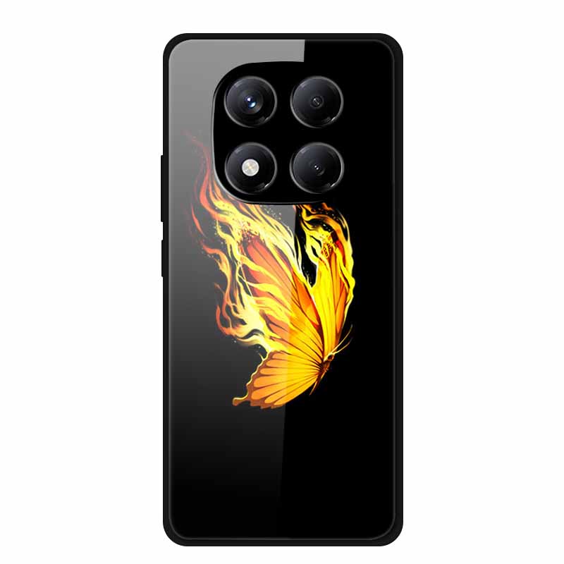 Роскошный Чехол Для Redmi Note 14 Pro 4G Чехол Из Закаленного Стекла Для Xiaomi Redmi Note14 Pro 4G Чехлы Для Телефона Модный Защитный fundas