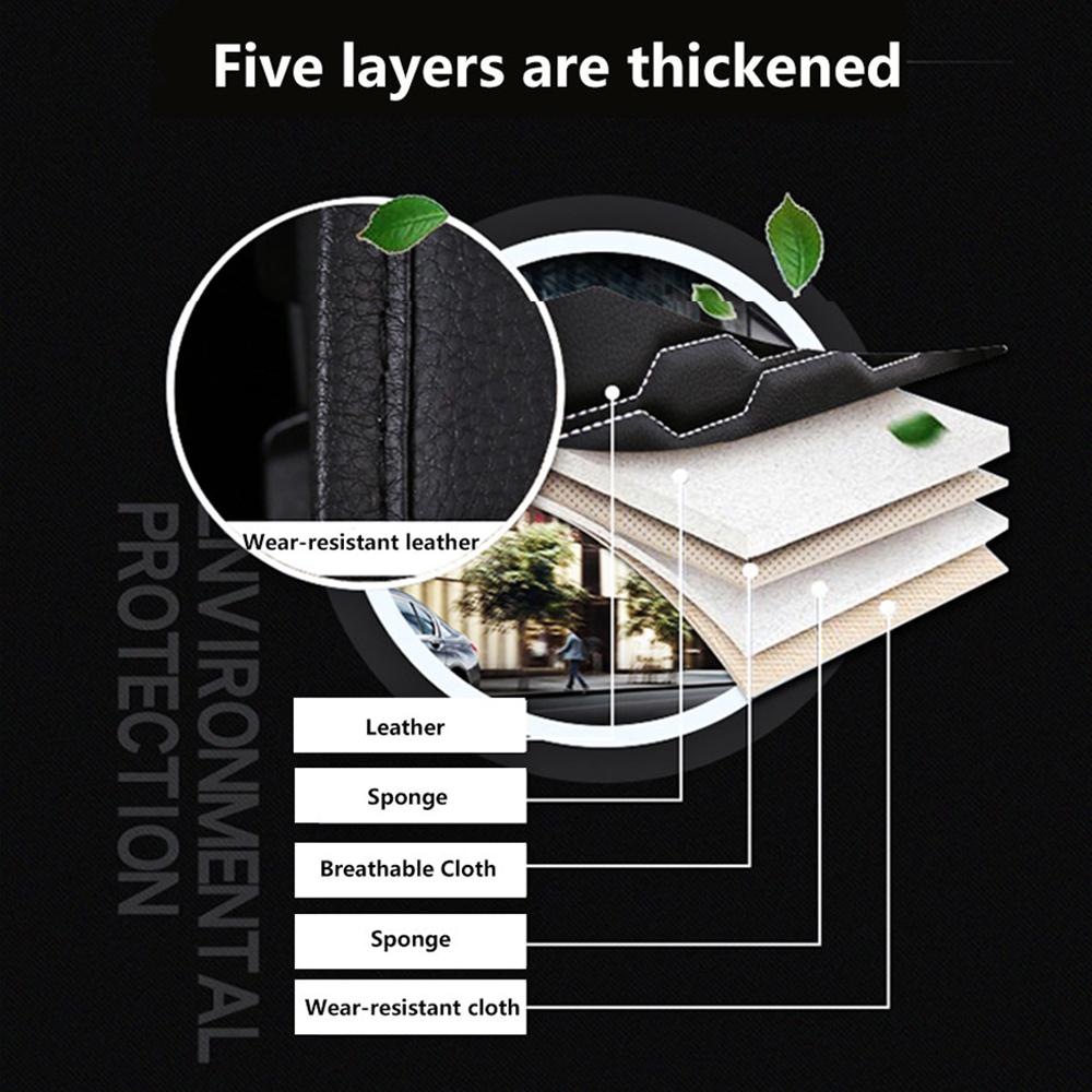 Черные кожаные чехлы на сиденья автомобиля для Mazda 2 3 6 BK BL 2010 2015 GH GG 2017 2020 CX-5 CX-7 CX-3 2015 CX-30 CX-50 Автоаксессуары