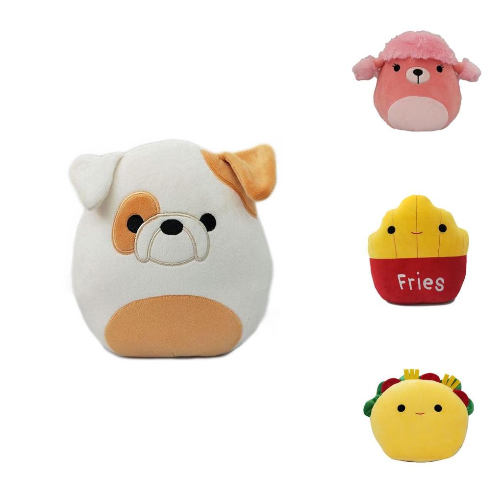 Восхитительно Мягкая Плюшевая Игрушка-Гамбургер Squishmallow Большая Подушка Для Детей И Взрослых