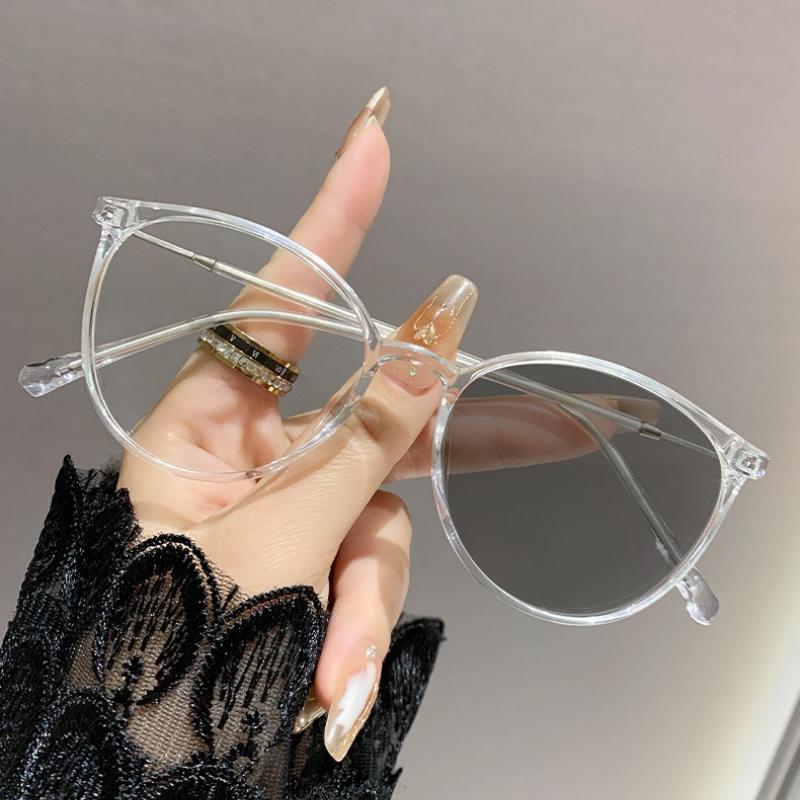 Фотохромные Ретро Большие Очки для Близорукости Анти Синий Свет Уменьшенная Степень Защита Глаз Премиальное Ощущение