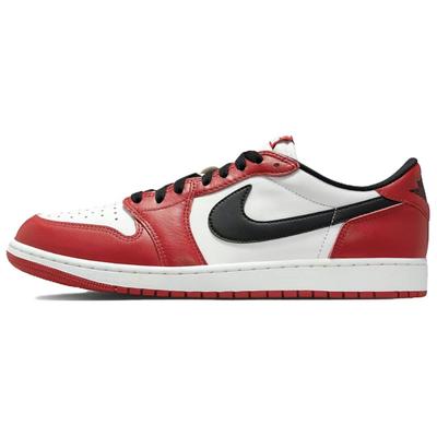Кроссовки Air 1 Retro Low OG Chicago 2025 унисекс красные Varsity-красные черные HQ6998-600