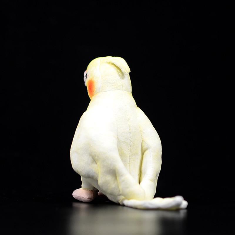 Милая игрушка-корелла, желтая птица, имитация плюшевых игрушек, Nymphicus Hollandicus, детский подарок, реалистичные плюшевые куклы