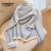 Women's Colorblock Loose-Fit Round Neck Sweater