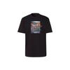 Adidas Originals Landscape Print Athletic Short Sleeve T-Shirt Unisex Tops Black H09063