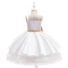 Girl Tutu Flower Dress For Girls Winter Clothing Children Christmas Birthday Party Princess Gown Dresses Kids Bead Tutu Costume