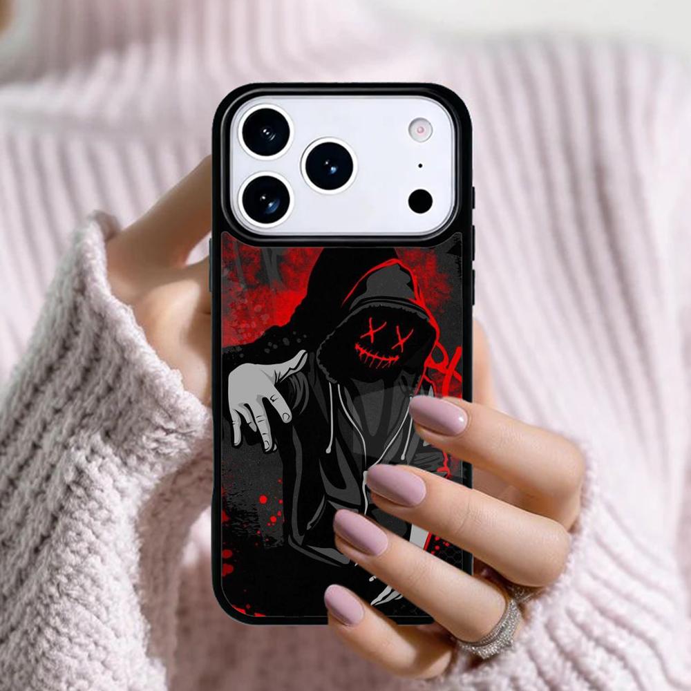 Чехол для телефона в стиле аниме 'Злой Плохой Парень' Для Apple iPhone 17 Air 16E 15 14 Plus 13 12 11 Pro Max Mini Funda Чехол