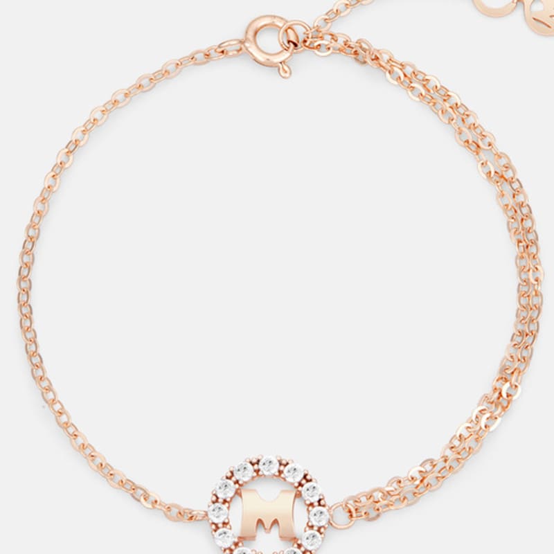 METROCITY JEWELRY M Базовый серебряный браслет-роза A241SB9280RPA