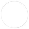 Cercle En Métal - Blanc - 30 Cm - 5 Pcs - Utilisation Intérieure - Mixte - Rond