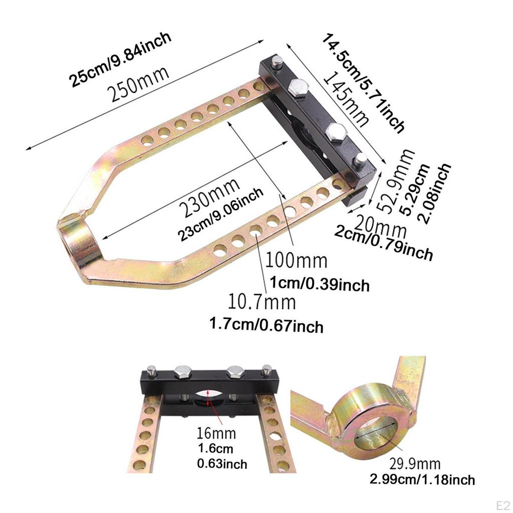 9 Holes CV Joint Puller Tool Metal Sturdy Axle Separator Remover for Repairing Efficient