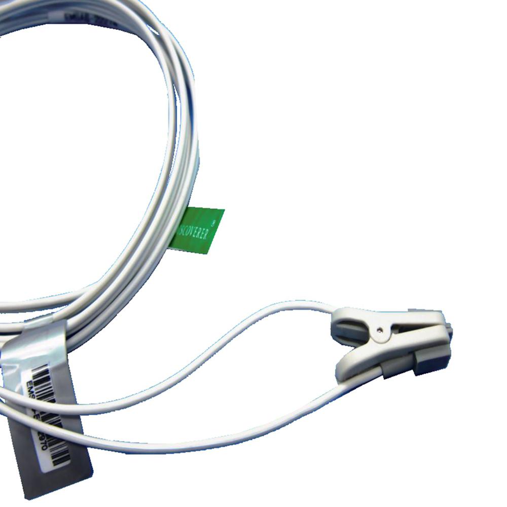 Compatible for Triton 9 Pin Single Slot,Yellow Cover Monitor, Reusable SPO2 Probe Sensor, SPO2 Finger Sensor, Blood Oxygen Saturation Data Monitoring