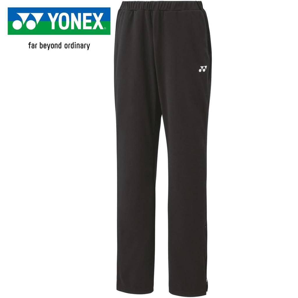 YONEX Вязаные черные женские разминочные брюки размера L, (007),