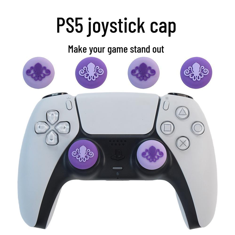Силиконовые накладки на стики для джойстиков PS5/PS4 и противоскользящие чехлы для контроллеров Series X/S