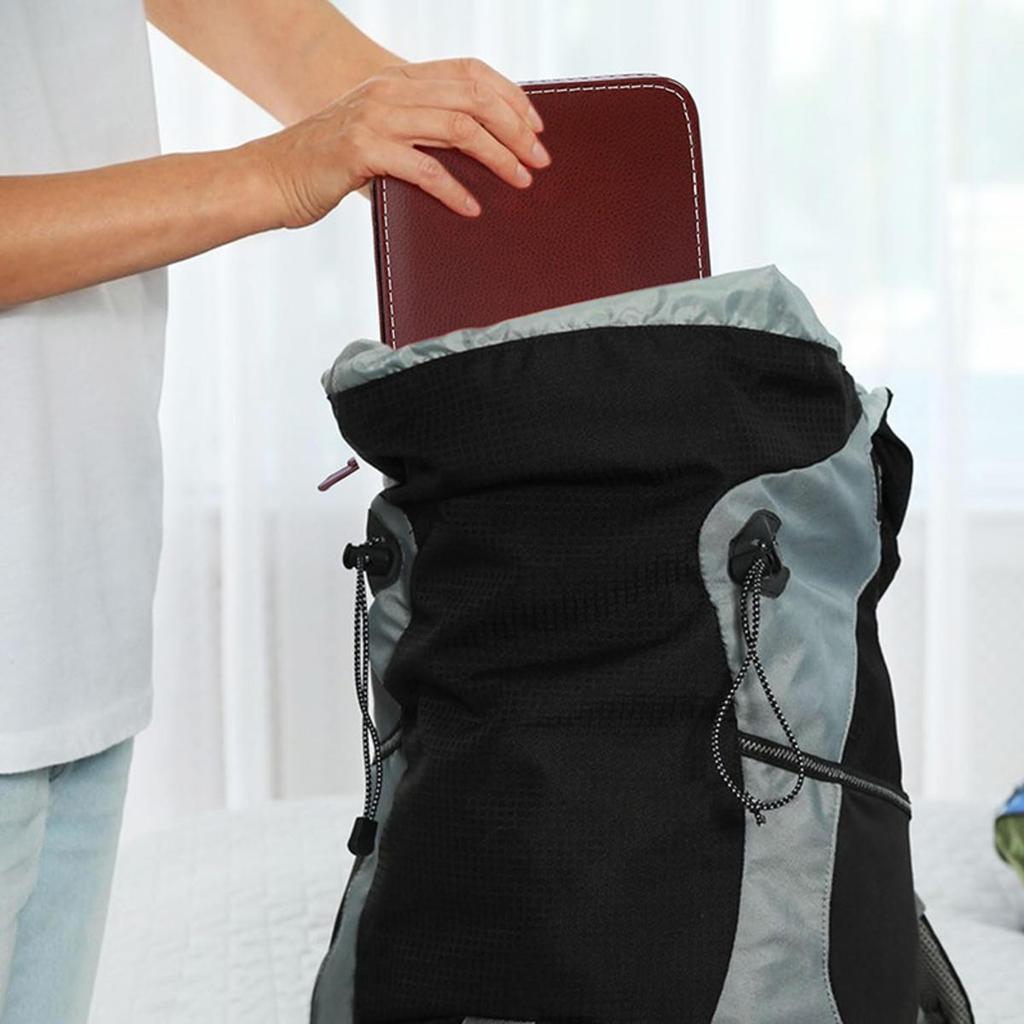 Slots Embedded Portable Travel Storage Bag For Watch/Daily Necessities Storage Box Leather Zipper Watch Box