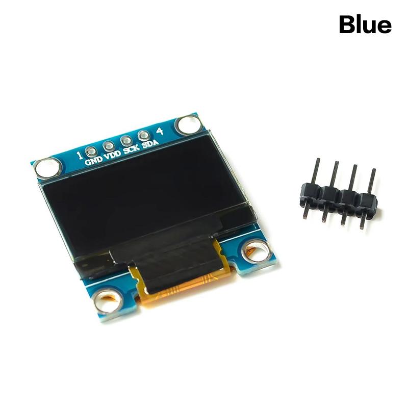 0,96-дюймовый OLED-дисплейный модуль I2C Iic Серийный Белый экран 128x64 Драйверная плата Ssd1306 Совместим с Esp32 Stm32