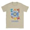 Men Women Digimon seasons T Shirts  Cotton Clothing Casual Short Sleeve Crewneck Tees Party T-Shirts