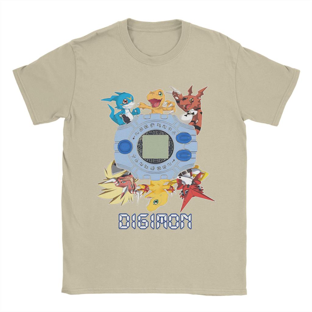 Men Women Digimon seasons T Shirts Cotton Clothing Casual Short Sleeve Crewneck Tees Party T-Shirts