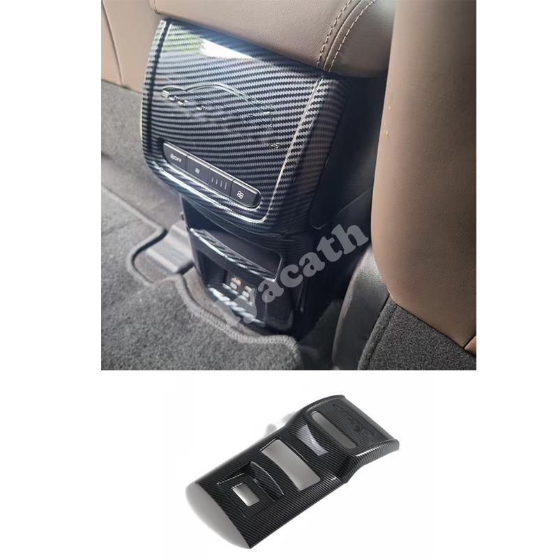 Для BYD M6 2025 2026 ABS карбон передняя задняя центральная крышка воздуховода кондиционера боковая крышка вентиляционного отверстия кондиционера аксессуары для интерьера