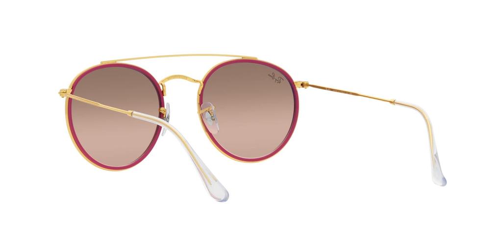 Солнцезащитные очки RB3647N Legend Gold Matte Pink Grey Mirror Gradient Lens 51 [Ray-Ban] + Fuchsia/Crystal