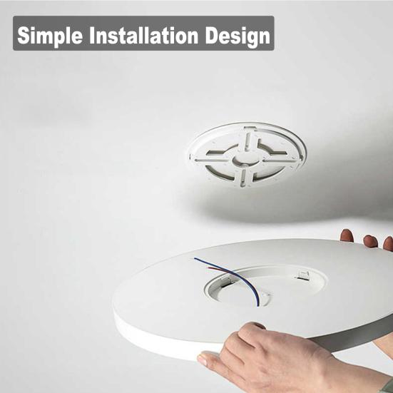 Потолочный светильник высокой яркости, неослепляющий, защита глаз, простой современный круглый потолочный светильник для скрытого монтажа, светильник для внутреннего освещения