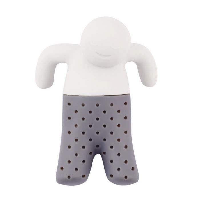 Infuseur de thé en silicone en forme de bonhomme COSwk16461