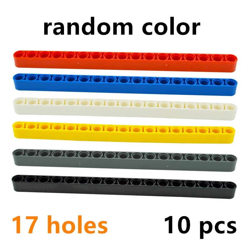 Технические строительные блоки с отверстием, объемные толстые кирпичи, комбинация с шипами, длинная балка, L-образные игрушки, высокотехнологичные детали 87087 3701 3703