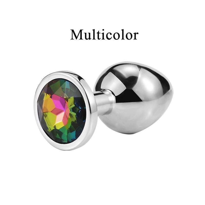 Анальная пробка, секс-игрушки для женщин и мужчин, мини-круглая форма из металла, нержавеющая гладкая сталь, задница, женский и мужской