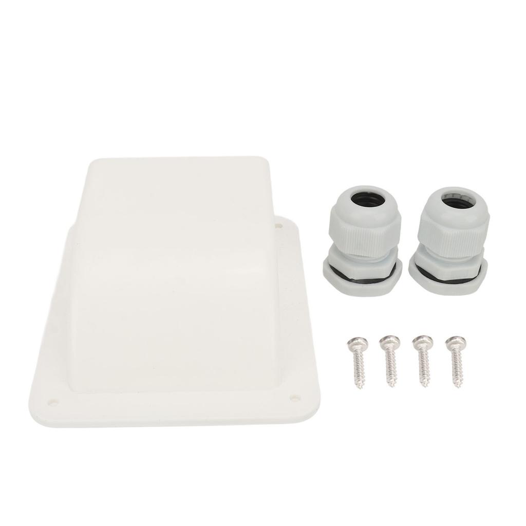 Солнечный двойной кабельный ввод Сальник Водонепроницаемый корпус для крыши автодома, лодки, яхты, кемпинга, путешествий, панели