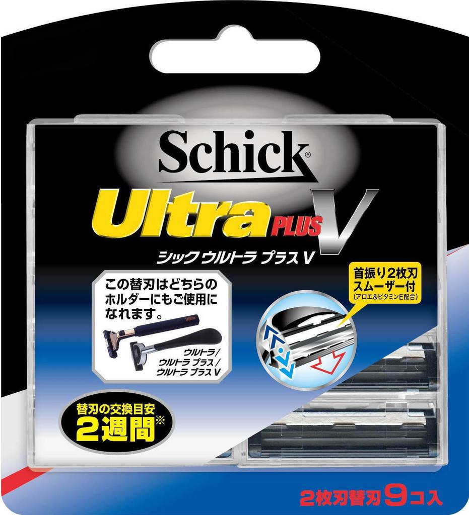 Schick Ultra Plus V Replacement Blades (9 blades)