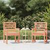 VidaXL Garden Chairs 2 Pcs 60x48x91 Cm Solid Douglas Wood 824058