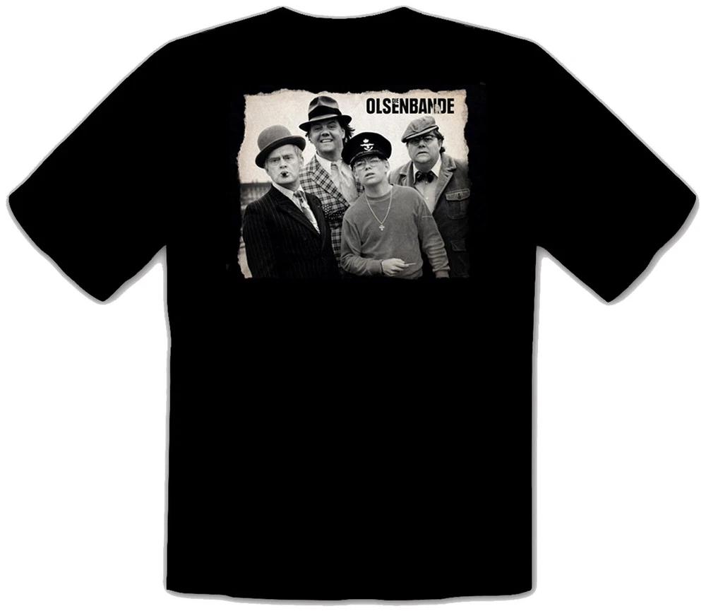 Olsen Gang Egon Benny Kjeld Brge Yvonne Fun Black Tshirt 552