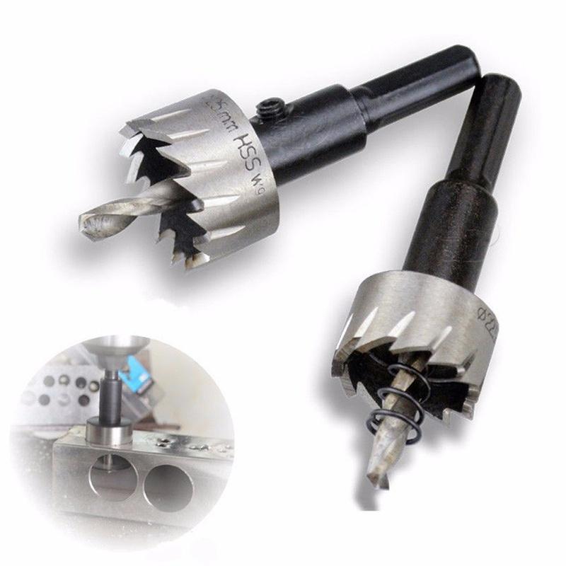 5pcs/set High Speed Steel Hole Opener Iron Plate HSS Hole Saw Drill Stainless Steel Metal Alloy Iron Cutting Drill Tool Kit HMM