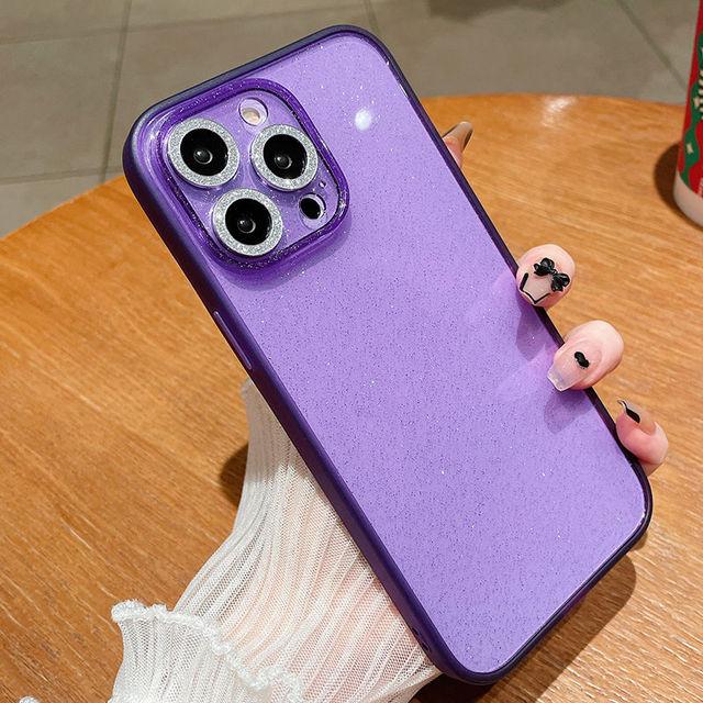 Роскошный силиконовый модный блестящий прозрачный чехол для Iphone 14 12 13 Pro Max противоударный мягкий чехол