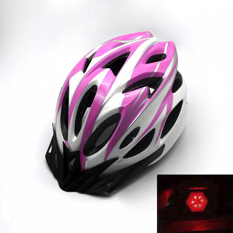 Велосипедный шлем с интегрированной формовкой и задним фонарем Велосипедный шлем для езды на горном велосипеде Защитный шлем для вождения