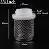 1/2"~4" Stainless Steel Mesh Garden Water Irrigation Hose Filters Aquarium Accessories Pump Bottom Check Valve Protection Filter