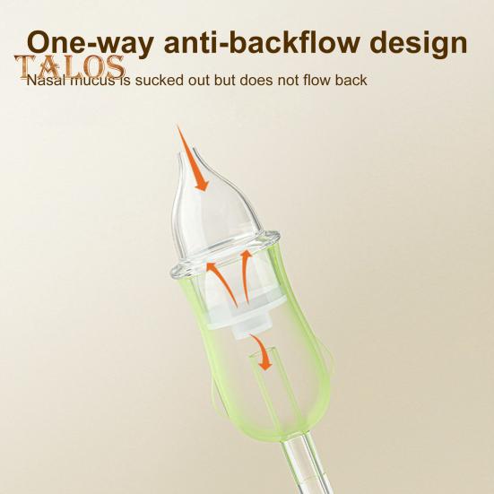 Силиконовый назальный аспиратор, очиститель носа, компактный дизайн, портативный, удобный в использовании, ручной назальный аспиратор для детей