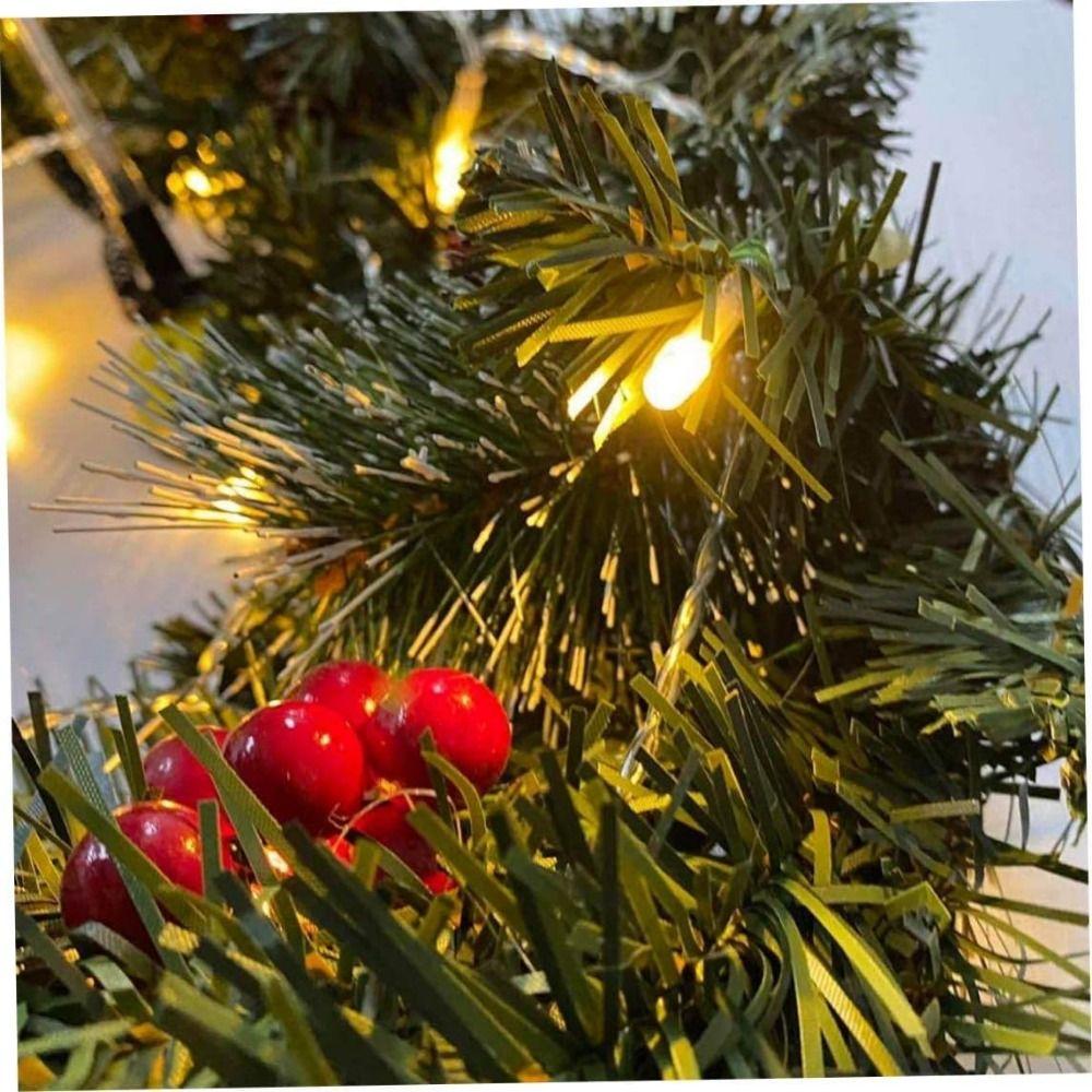 180cm/6 Feet Artificial Pine Tree Decor Led String Lights Artificial Rattan Fireplaces