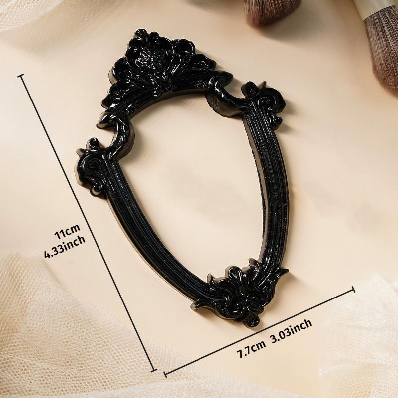 1Pcs European-Style Resin Material Black-Edged Prop Photo Frame, Diy Wall Decoration, Suitable For Shooting Props