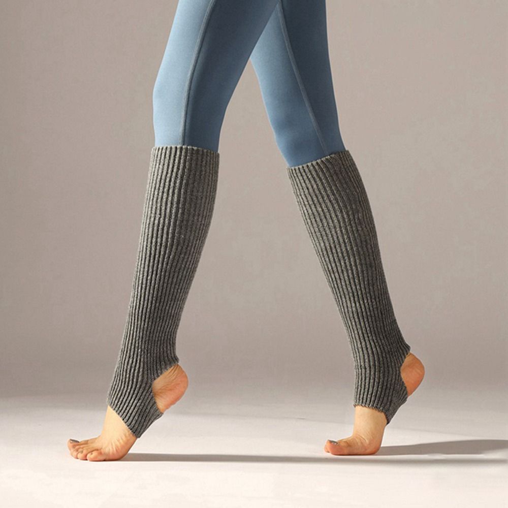 Female Wear Latin Socks Long Section Ballet Knitted Socks Ballet Leg Warmers Women Girls