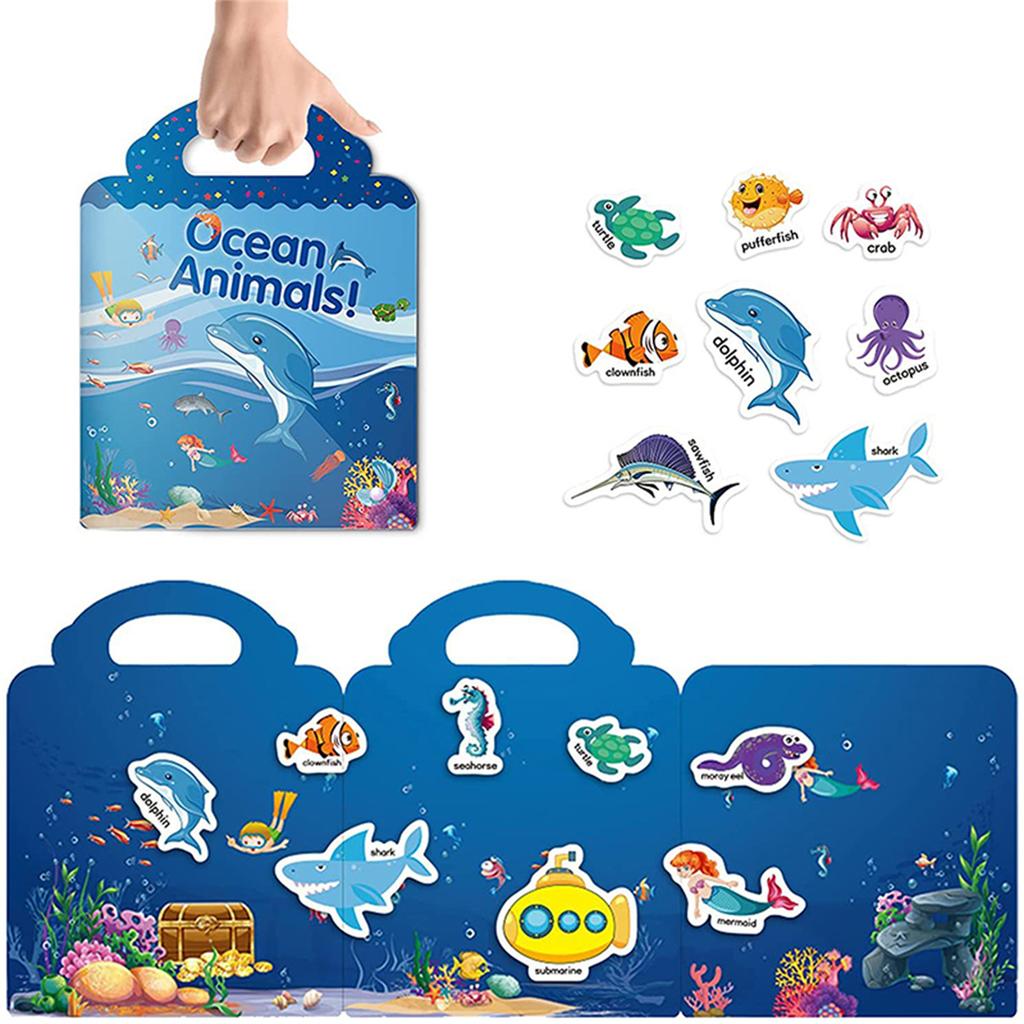 Busy Book For Boys And Girls To Develop Learning Skills Quiet Book Preschool Educational Travel Toy Gift For Toddlers