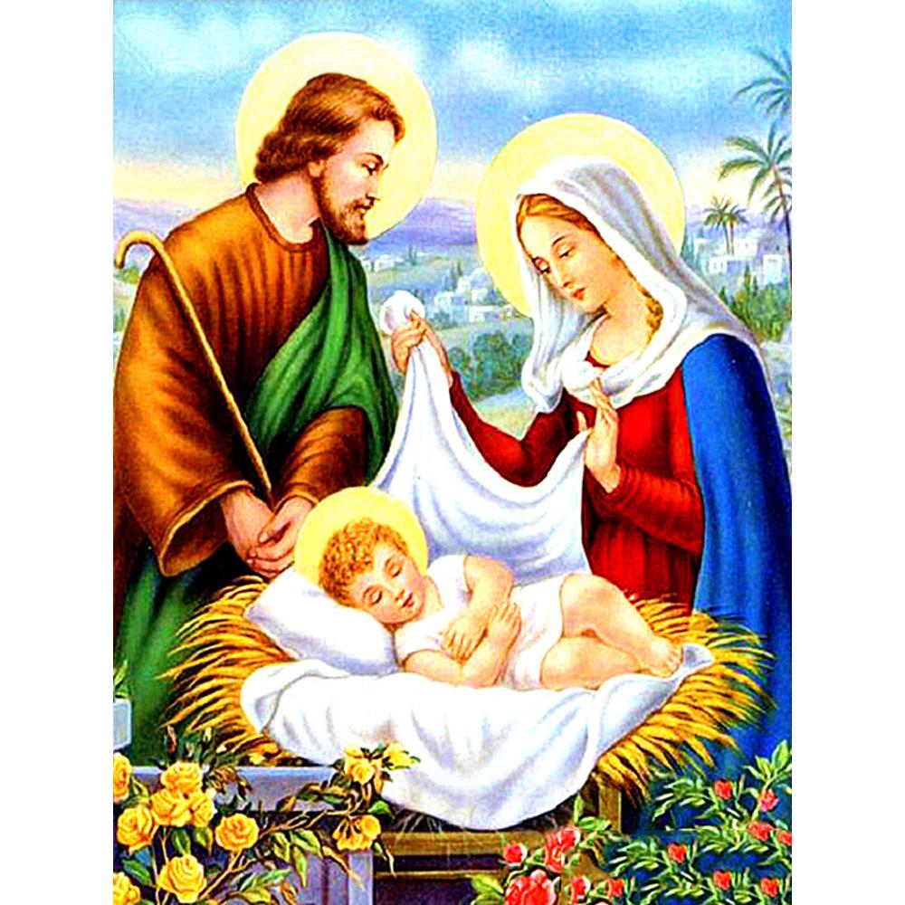 Алмазная вышивка 5D религиозная тематика