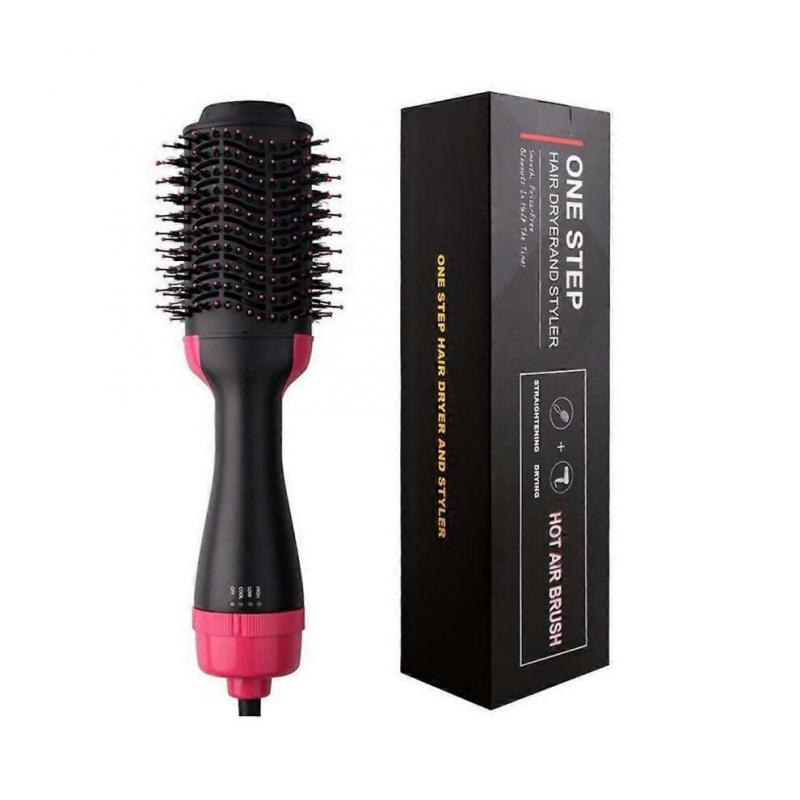 4 in1 hair straightener curling iron styling comb hot air comb volumizing hot air comb anionic straightening brush hair dryer