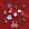 1PC Jewelry Pin Corsage Retro Alloy Christmas Brooch Diamond Party Fashion Gift Accessories
