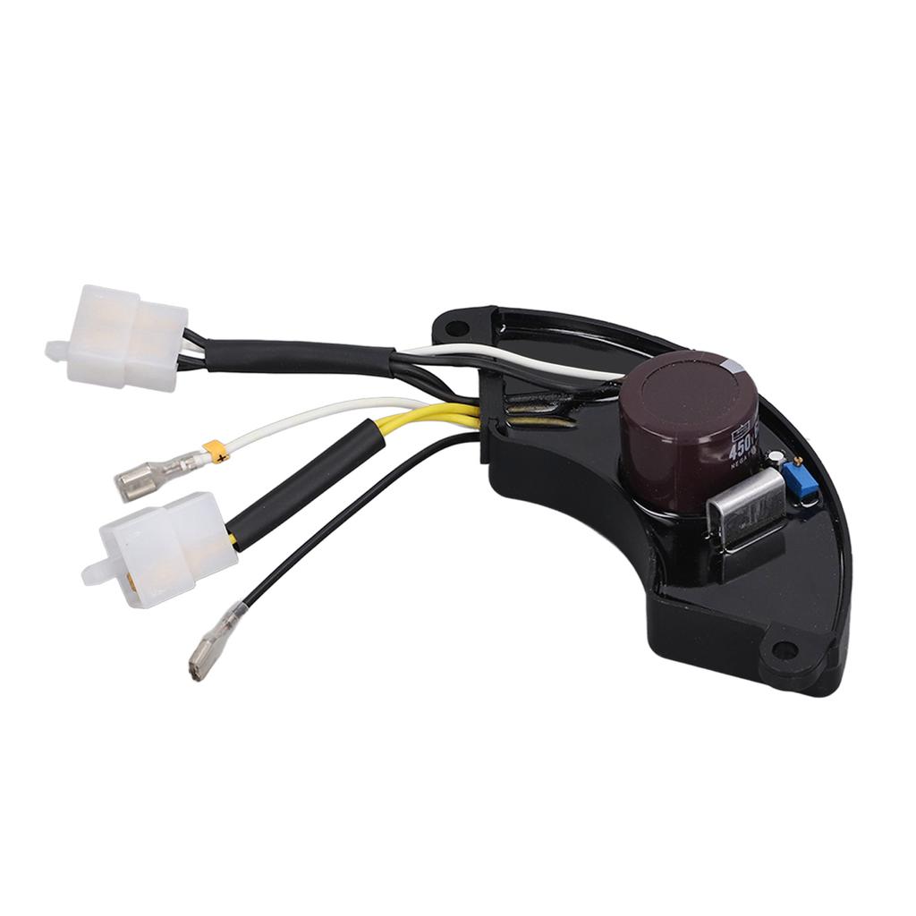 Generator Voltage Regulator 3 Phase 8 Wires ABS Half Moon Style Automatic Voltage Regulator with